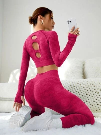 Fashion Exercise Clothes Yoga Suit Women Gym Set